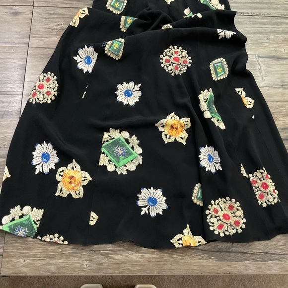 Roberto Cavailli Silk Jewel Dress - Picture 7 of 8